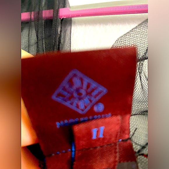 LEGATTE JEANS BY SAVE THE QUEEN MAXI MESH DRESS, SUZE M - Picture 4 of 6